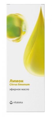 Купить vitateka (витатека) масло эфирное лимон, 10мл в Павлове