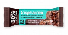 Купить ирисфарма (irispharma) батончик протеиновый 30% брауни в шоколадной глазури, 40г бад в Павлове