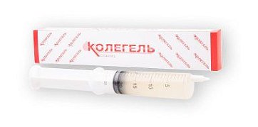 Колетекс-гель-ДНК материал гидрогелевый альгинат натрия с деринатом, шприц 20мл