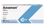 Купить алзепил, таблетки, покрытые пленочной оболочкой 10мг, 56 шт в Павлове