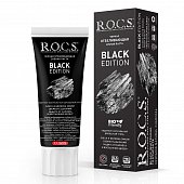 Купить рокс (r.o.c.s) зубная паста блэк эдишн черная отбеливающая 74г в Павлове