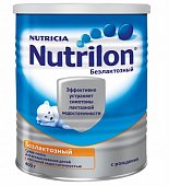 Купить nutrilon (нутрилон) безлактозная сухая смесь детская с рождения, 400г в Павлове