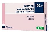 Купить асиглия, таблетки покрытые пленочной оболочкой 100мг, 28шт в Павлове