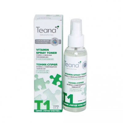 Купить тиана (teana) тоник-спрей энергетический витаминный с экстрактом микроводоросли и днк ,125мл в Павлове