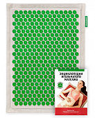 Купить аппликатор массажер медицинский тибетский на мягкой подложке 41х60 см, зеленый в Павлове