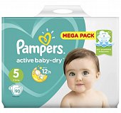 Купить pampers active baby (памперс) подгузники 5 юниор 11-16кг, 90шт в Павлове