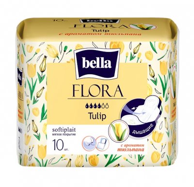 Купить bella (белла) прокладки flora с ароматом тюльпана 10 шт в Павлове