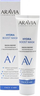 Купить aravia (аравиа) маска-филлер для лица увлажняющая гиалуроновая, 100мл в Павлове