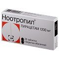 Купить ноотропил, таблетки, покрытые пленочной оболочкой 1200мг, 20 шт в Павлове