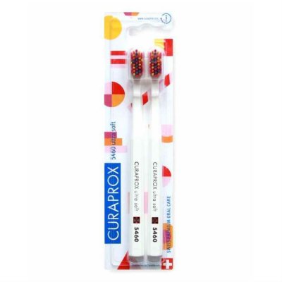 Купить курапрокс (curaprox) набор зубных щеток ultrasoft duo pop art, 2 шт. в Павлове