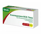 Купить клопидогрел/аск-тева, таблетки 100мг+75мг, 28 шт в Павлове