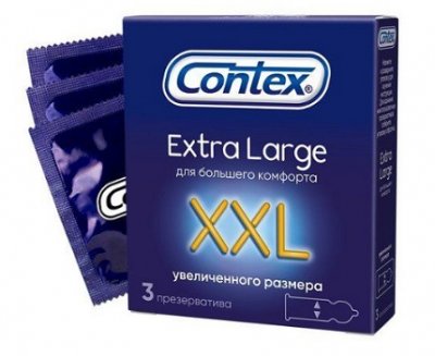 Купить contex (контекс) презервативы extra large увеличенного размера 3шт в Павлове