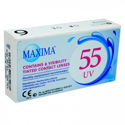 Купить контактные линзы maxima 55 comfort plus №6, -1,75 в Павлове