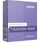 Купить биостандарт таурин 1000 леколайк (lekolike), таблетки массой 600 мг 60шт. бад в Павлове