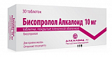 Бисопролол-Алкалоид, таблетки, покрытые пленочной оболочкой 10мг, 30 шт