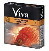 Купить viva (вива) презервативы ребристые 3шт в Павлове