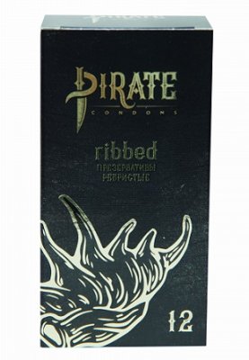 Купить pirate (пират) презервативы 12шт ребристые в Павлове
