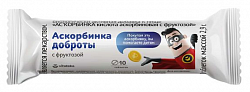 Купить vitateka (витатека) аскорбинка доброты кислота аскорбиновая с фруктозой, таблетки 2,9г 10шт бад в Павлове