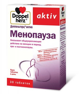 Купить doppelherz (доппельгерц) актив менопауза, таблетки, 30 шт бад в Павлове