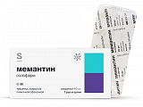 Купить мемантин солофарм, таблетки покрытые пленочной оболочкой 10 мг, 90 шт в Павлове