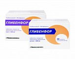 Купить глибенфор, таблетки, покрытые пленочной оболочкой 5мг+500мг, 30 шт в Павлове