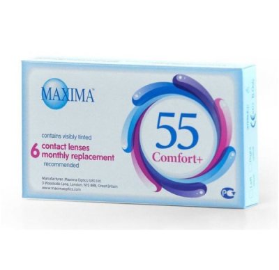 Купить контактные линзы maxima 55 comfort plus №6, -3,75 в Павлове