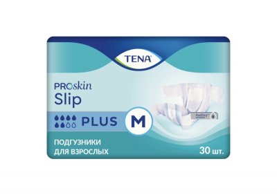 Купить tena proskin slip plus (тена) подгузники размер m, 30 шт в Павлове