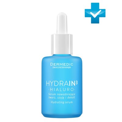 Купить dermedic hydrain3 (дермедик) увлажняющая сыворотка для лица, шеи и декольте 30 г в Павлове