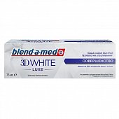 Купить blend-a-med (бленд-а-мед) зубная паста 3d вайт люкс совершенство 75мл в Павлове
