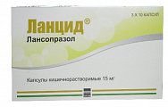 Купить ланцид, капсулы кишечнорастворимые 15мг, 30 шт в Павлове