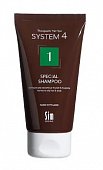 Купить система 4 (system 4), шампунь для волос терапевтический №1 для нормальных и жирных волос, 75мл в Павлове