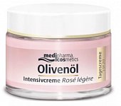 Купить медифарма косметик (medipharma cosmetics) olivenol крем для лица дневной интенсивный роза легкий, 50мл lsf-20 в Павлове