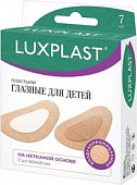 Купить luxplast (люкспласт) пластырь глазной детский нетканевая основа 60 х 48мм, 7 шт в Павлове