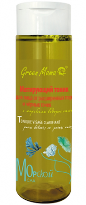 Купить green mama (грин мама) тоник для лица матирующий морские водоросли, 200мл в Павлове