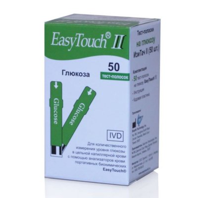 Купить тест-полоски easytouch (изи тач) глюкоза, 50 шт в Павлове