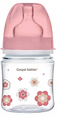 Купить canpol (канпол) бутылочка пластиковая easystart newborn антиколиковая с широким горлом с рождения, 120 мл розовая в Павлове
