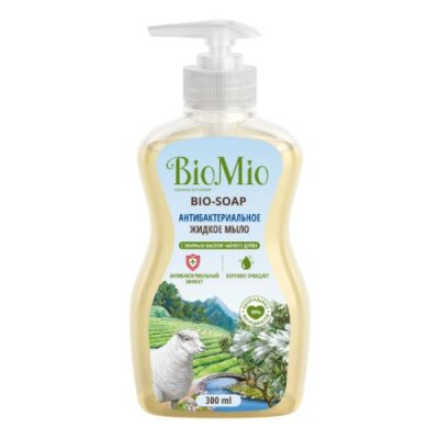 Купить биомои (biomio) жидкое мыло антибактериальное с эфирным маслом чайного дерева, 300 мл в Павлове