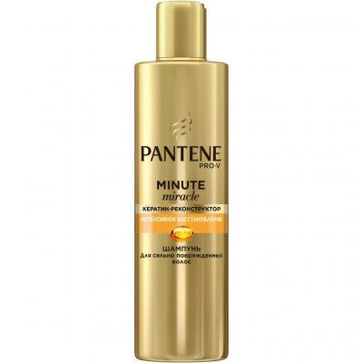 Купить pantene pro-v (пантин) шампунь minute miracle мицелярный интенсивное восстановление волос, 270 мл в Павлове
