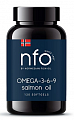 Купить норвегиан фиш оил (nfo) омега-3-6-9 масло лосося, капсулы 745мг, 120шт бад в Павлове