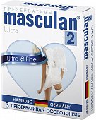 Купить masculan-2 (маскулан) презервативы ультра особо тонкие прозрачные с обильной смазкой 3шт в Павлове
