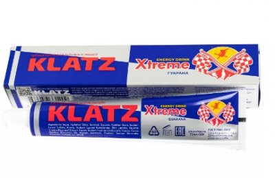 Купить klatz (клатц) зубная паста xtreme energy drink гуарана, 75мл в Павлове
