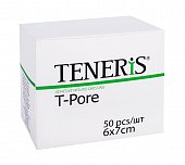 Купить teneris t-pore (тенерис) пластырь нетканный гипоаллергенный 6х7см, 50 шт в Павлове