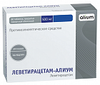 Купить леветирацетам-алиум, таблетки покрытые пленочной оболочкой 500мг, 60 шт в Павлове