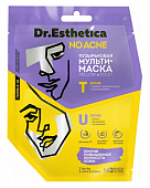 Купить dr. esthetica (др. эстетика) no acne мульти-маска пузырьковая yellow&violet 1шт в Павлове