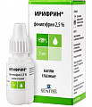 Купить ирифрин, капли глазные 2,5%, флакон-капельница 5мл в Павлове