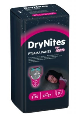 Купить huggies drynites (драйнайтс) трусики одноразовые ночные для девочек 8-15 лет, 9 шт в Павлове