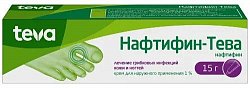 Купить нафтифин-тева, крем для наружного применения 1%, 15г в Павлове