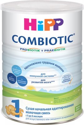 Купить хипп-1 комбиотик, мол. смесь 800г (хипп, германия) в Павлове