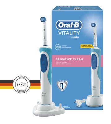Купить oral-b (орал-би) электрическая зубная щетка vitality sensitive clean, 1 шт в Павлове