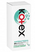 Купить котекс (kotex) прокладки ежедневные антибактериальны экстра тонкие, 20 шт в Павлове